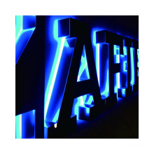 Customized 3D Backlit Letters Signage Exterior Lighted Letter Signs Illuminated LED Backlit Business Signs